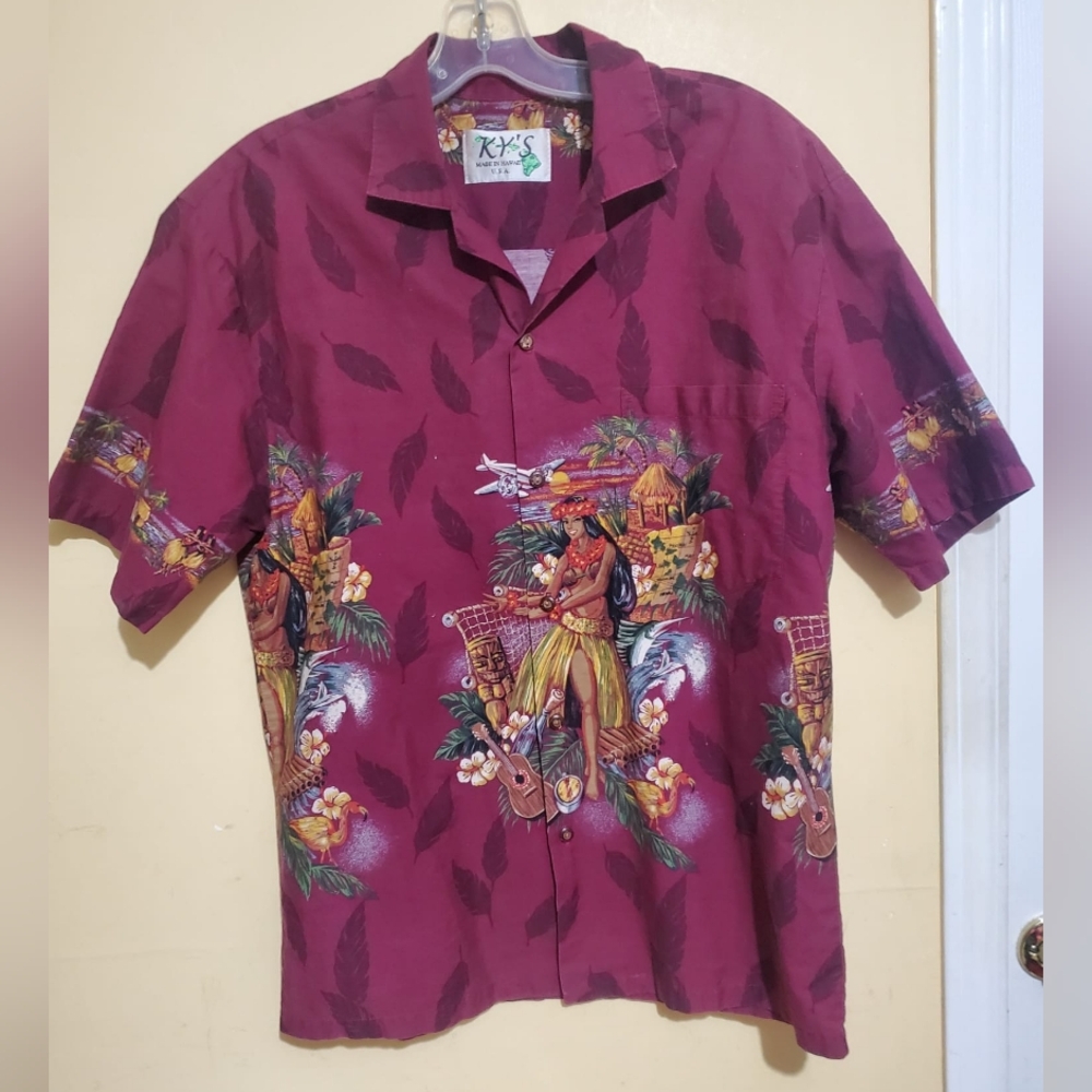 Vintage KY'S Hawaiian Shirt Made In Hawaii